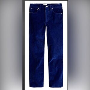 J. Crew Navy Blue Corduroy Vintage Slim Straight Leg Pants